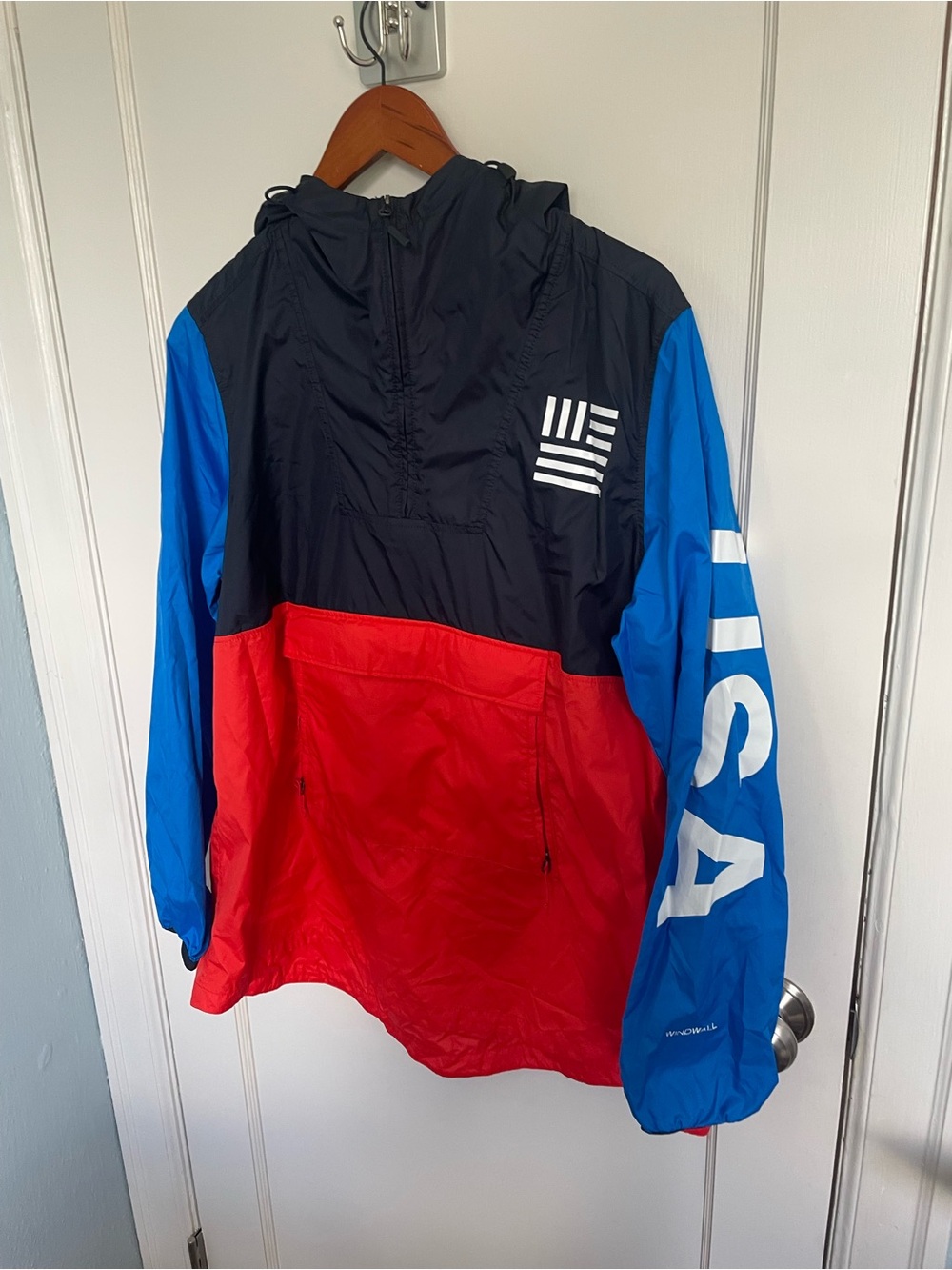 The North Face IC USA Windwall Fanorak Anorak Pullover Jacket Womens L
